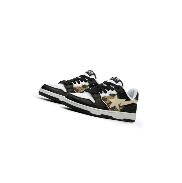 Black Men's A BATHING APE Bape Sk8 Sta Abc Camo Low Sneakers | XIV348526