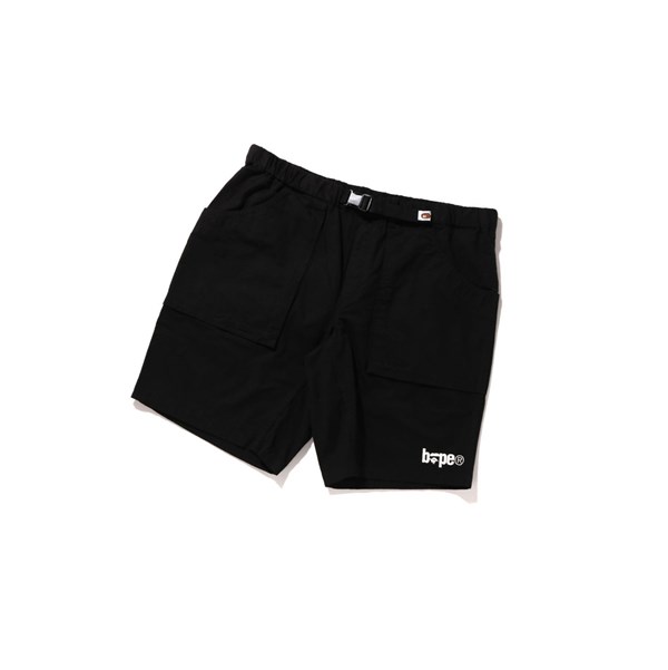 Black Men's A BATHING APE Climbing Shorts | BET410728