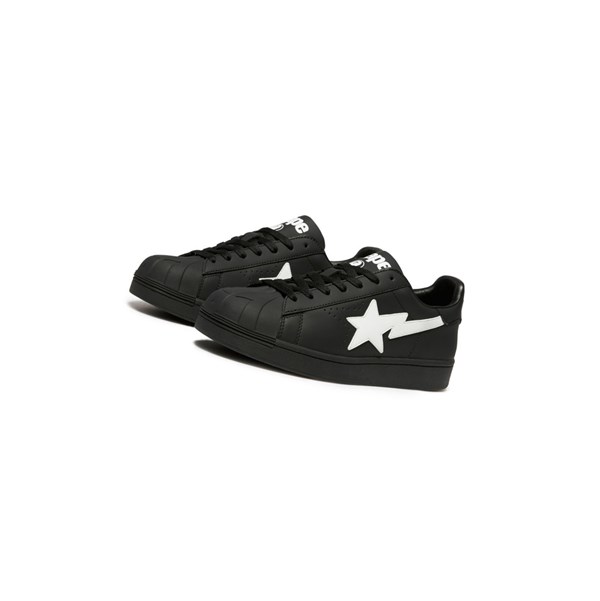 Black Women's A BATHING APE Skull Sta L Low Sneakers | KSU819362