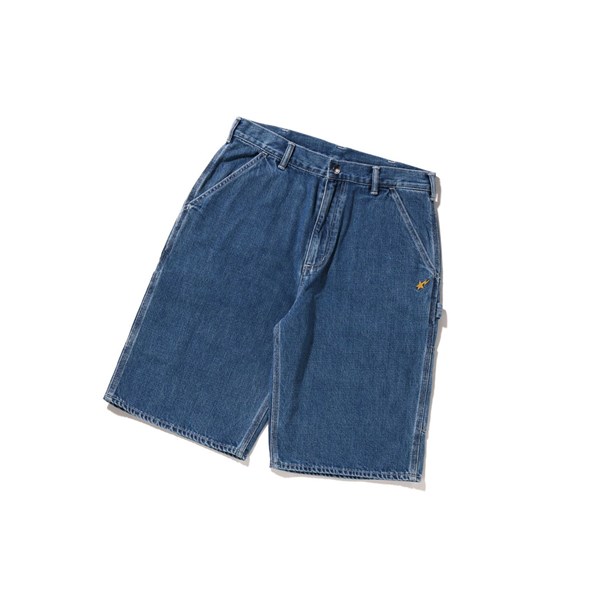 Blue Men's A BATHING APE Painter Shorts | UBG658312