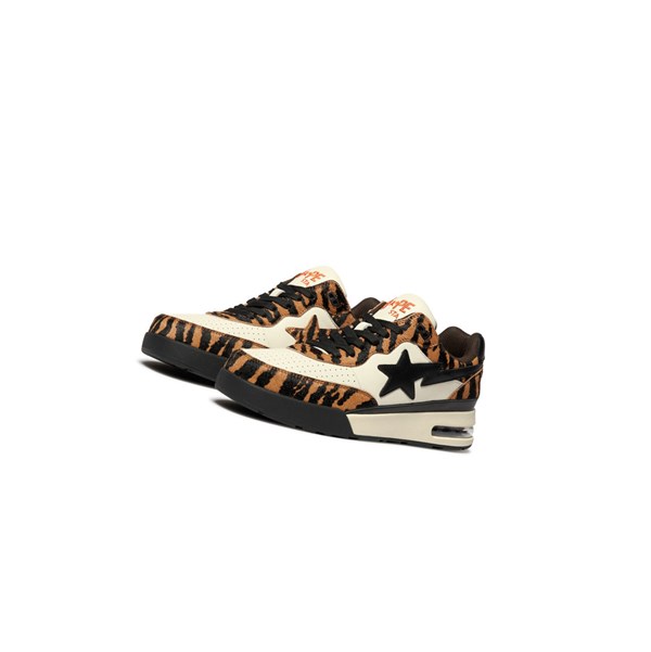 Brown Men's A BATHING APE Cny Road Sta M1 Mid Sneakers | FNT634098