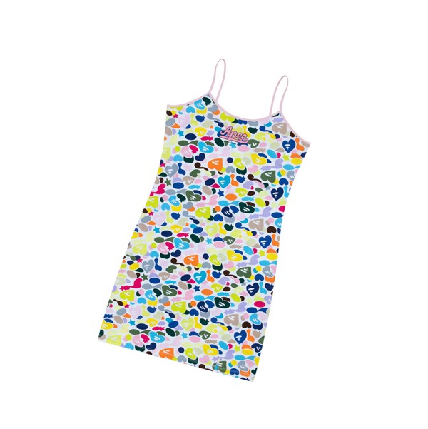 Caise Women's A BATHING APE Logo Print Dress Mini Dresses Dress | ONB824937