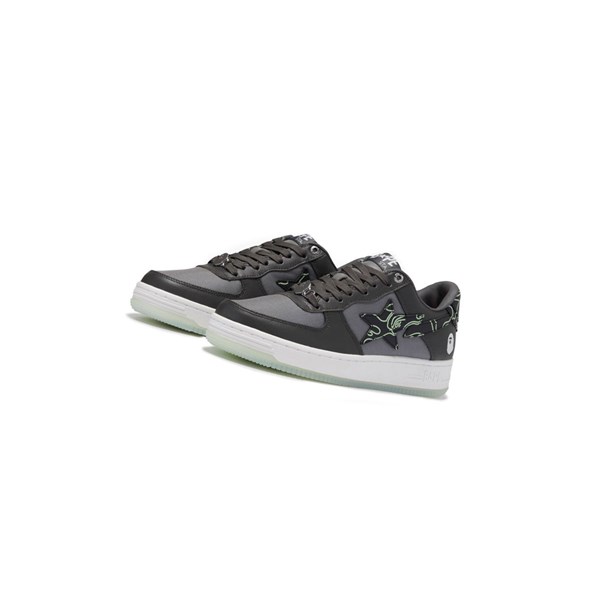 Dark Grey Men's A BATHING APE Bape Sta #1 M2 Low Sneakers | HAK895370