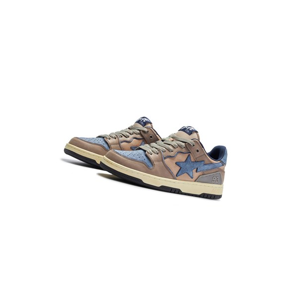 Grey Men's A BATHING APE Sk8 Sta #3 M1 Low Sneakers | PKC930612