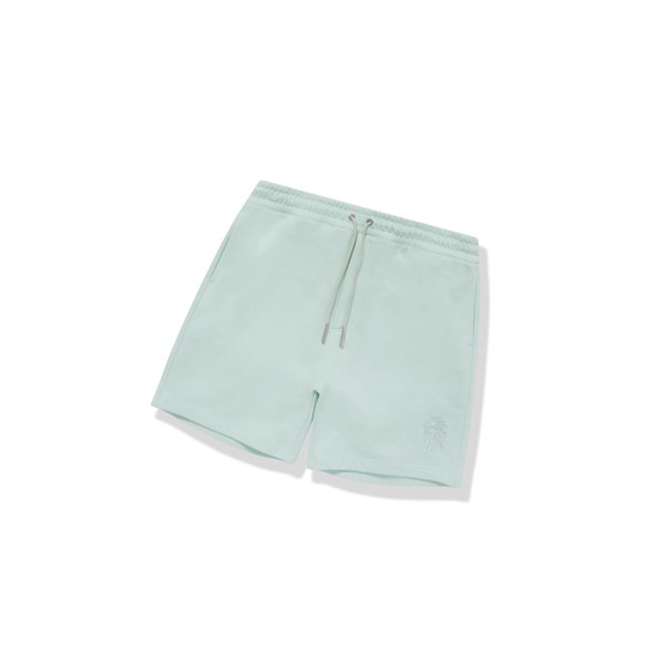 Light Green Men's A BATHING APE Ape Head Sweat Shorts | FJP564298