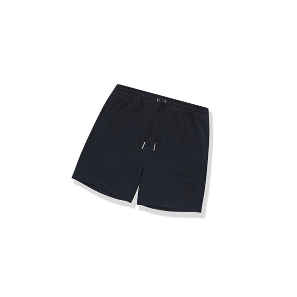 Navy Blue Men's A BATHING APE Ape Head Sweat Shorts | UXK031546