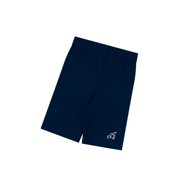 Navy Blue Women's A BATHING APE Slim Fit Shorts | VWH851476