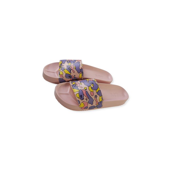 Pale Pink Men's A BATHING APE X Hayn Sta Camo Slip On Slide Sandals | HGC071589