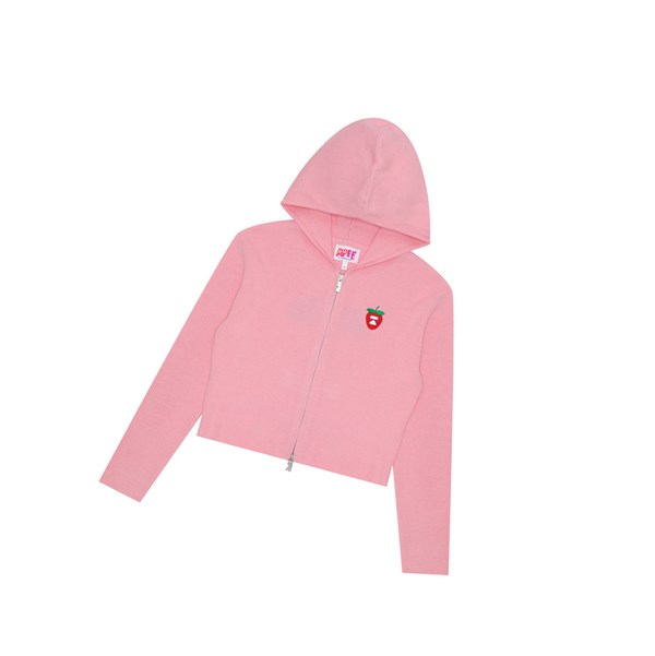 Pale Pink Women's A BATHING APE Hooded Cardigan Cardigan Cardigan | AYV438201