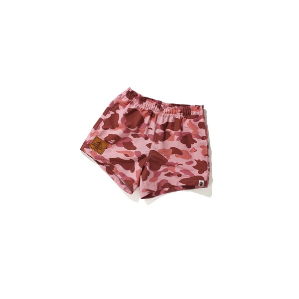 Pink Women's A BATHING APE 1st Camo Shorts | FQC021874