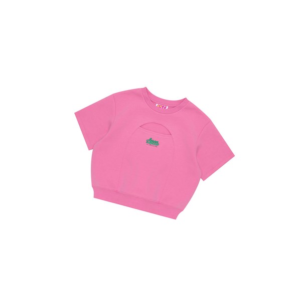 Pink Women's A BATHING APE Cropped Logo Sweatshirts | RZB831026