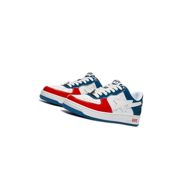 White Men's A BATHING APE Bape Sta M1 Low Sneakers | ZFP048296