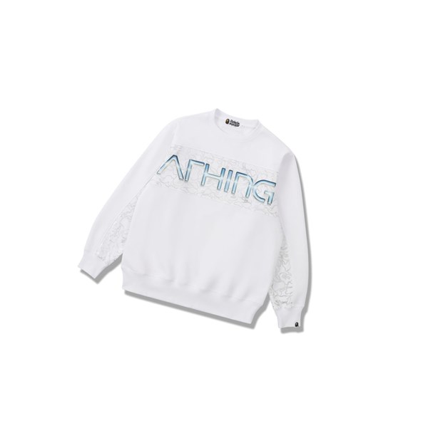 White Men's A BATHING APE X Hajime Sorayama Crewneck Sweatshirts | SOQ670148